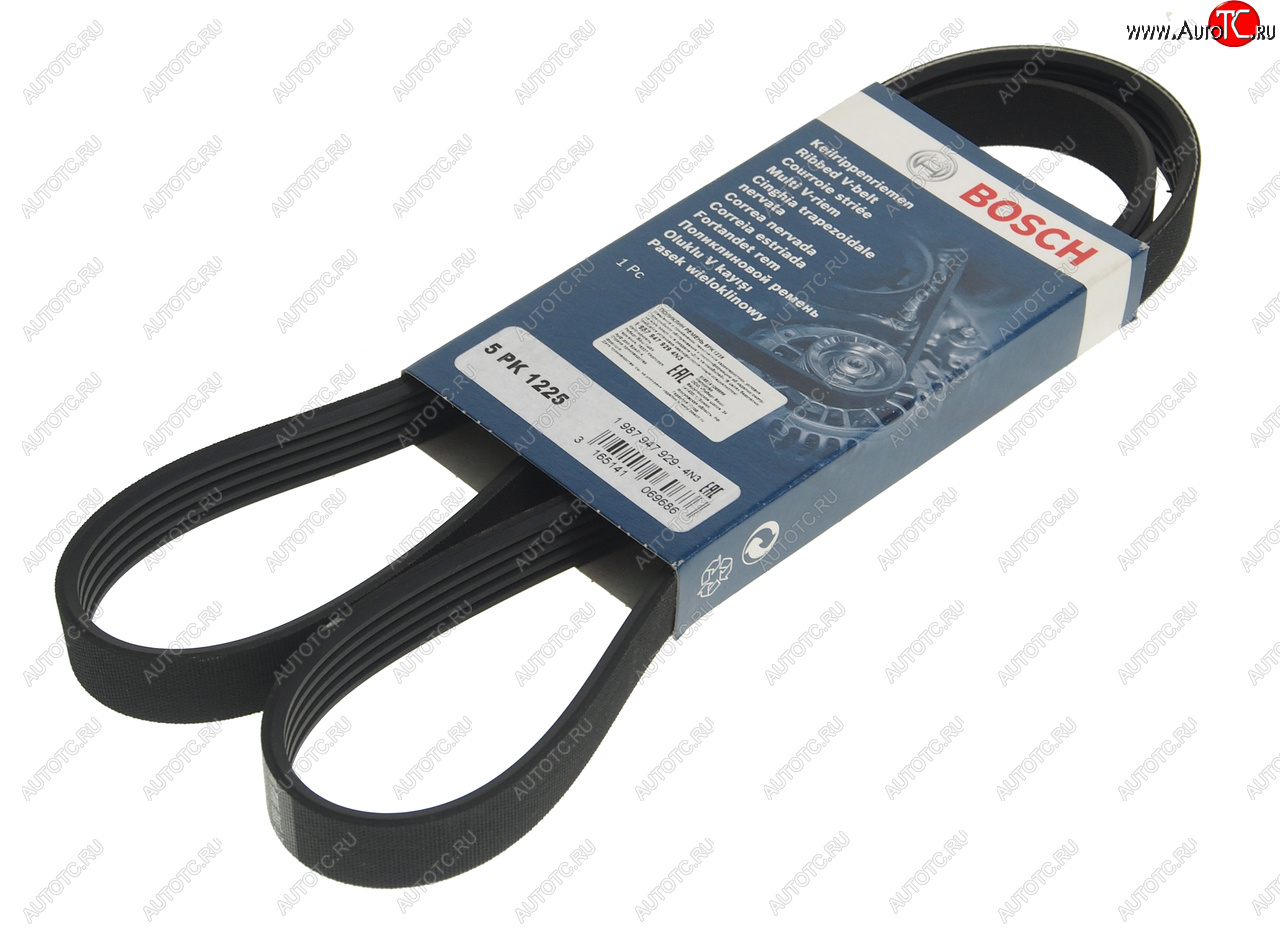 739 р. Ремень приводной поликлиновой 5PK1225 BOSCH BOSCH 1987947929 BOSCH 1987947929  с доставкой в г. Воронеж