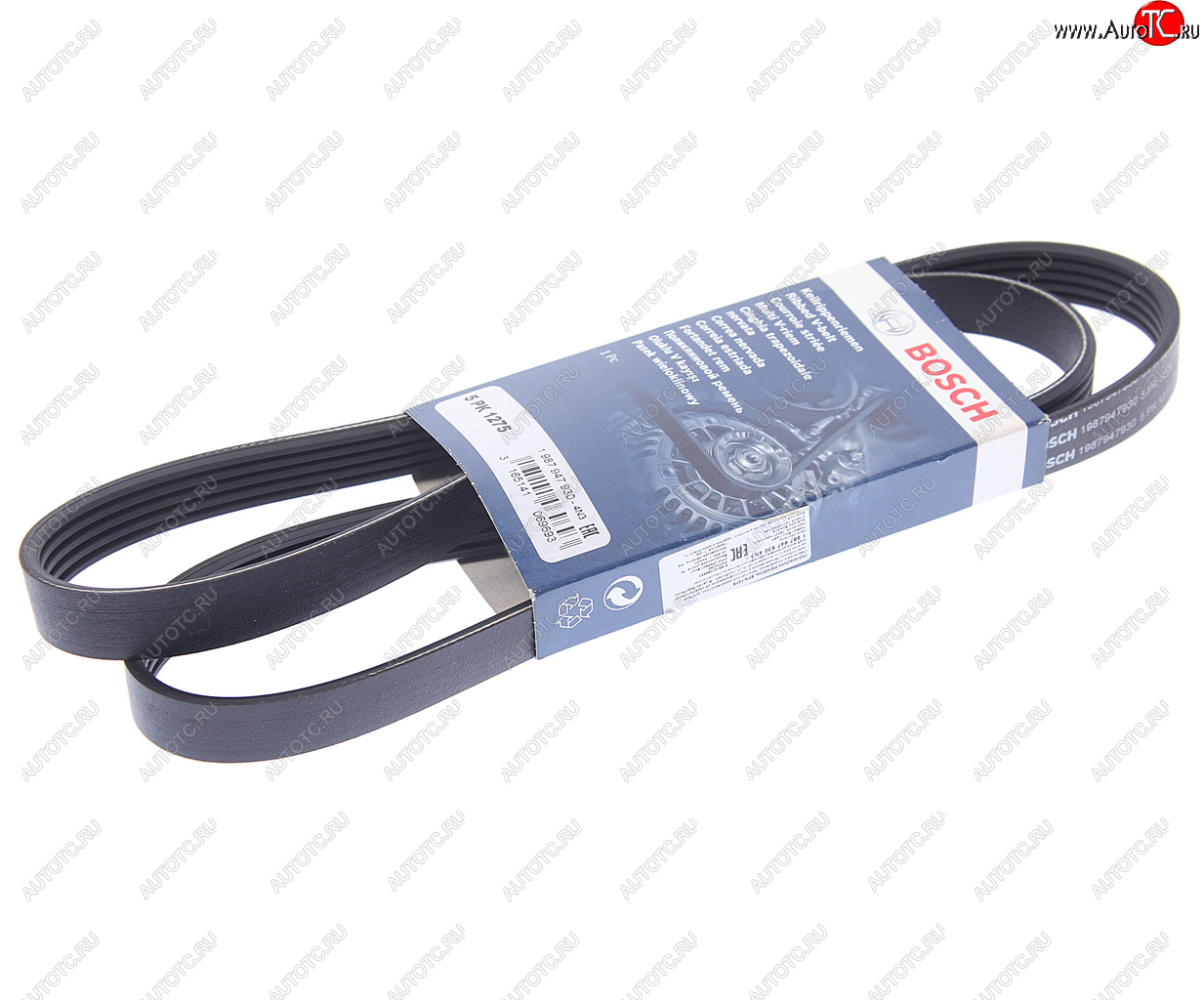 929 р. Ремень приводной поликлиновой 5PK1275 BOSCH BOSCH 1987947930  с доставкой в г. Воронеж