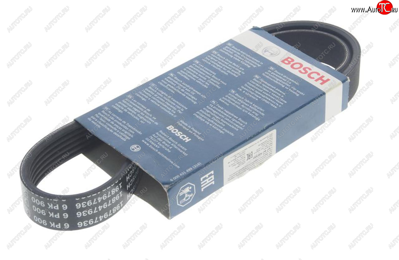 729 р. Ремень приводной поликлиновой 6PK900 BOSCH BOSCH 1987947936  с доставкой в г. Воронеж