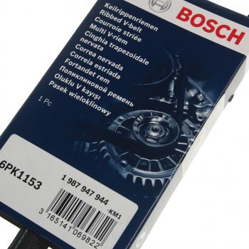 799 р. Ремень приводной поликлиновой 6PK1153 BOSCH BOSCH 1987947944  с доставкой в г. Воронеж. Увеличить фотографию 2