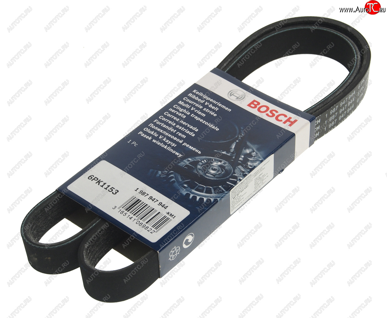 799 р. Ремень приводной поликлиновой 6PK1153 BOSCH BOSCH 1987947944  с доставкой в г. Воронеж