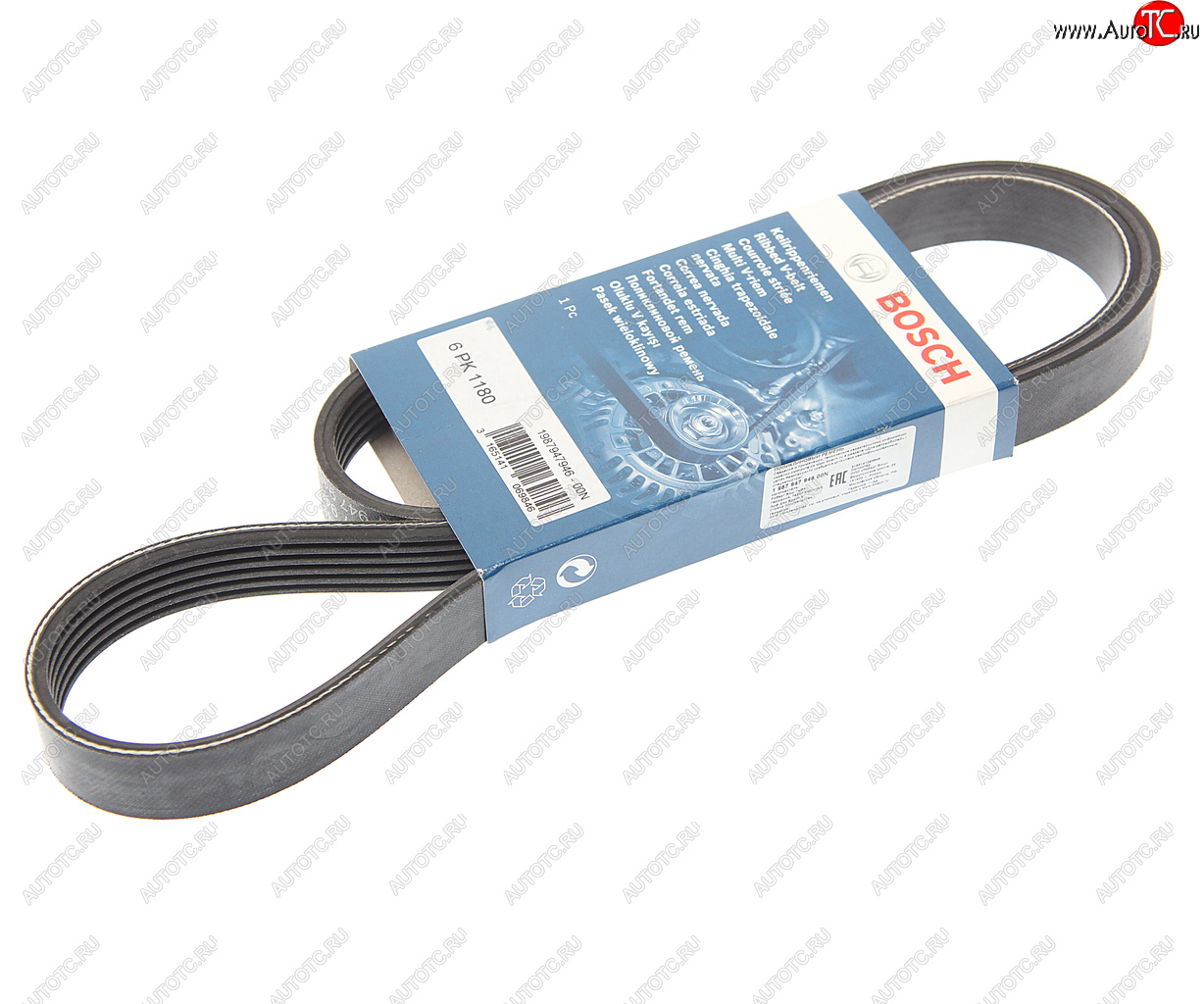 829 р. Ремень приводной поликлиновой 6PK1180 BOSCH BOSCH 1987947946  с доставкой в г. Воронеж