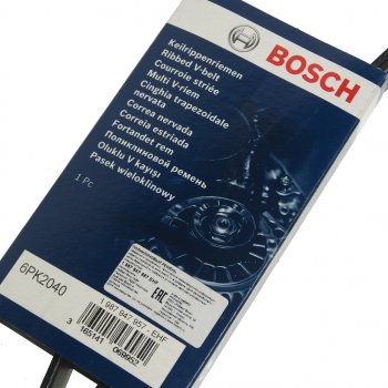 1 299 р. Ремень приводной поликлиновой 6PK2040 BOSCH BOSCH 1987947957  с доставкой в г. Воронеж. Увеличить фотографию 2