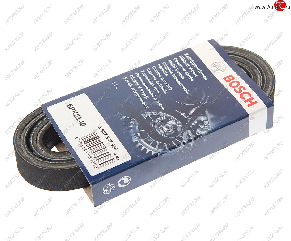 1 259 р. Ремень приводной поликлиновой 6PK2140 BOSCH BOSCH 1987947958  с доставкой в г. Воронеж