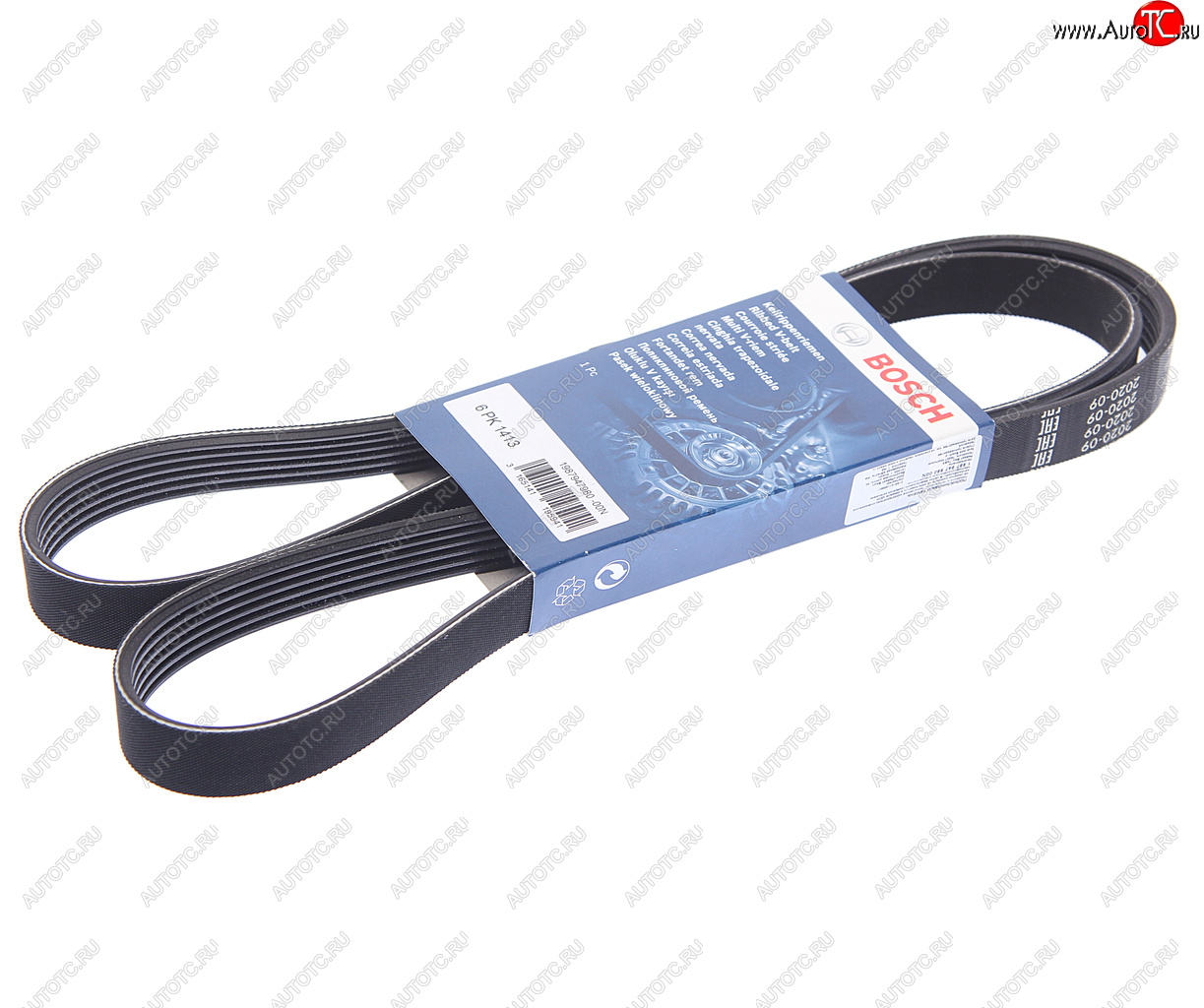 1 429 р. Ремень приводной поликлиновой 6PK1413 УАЗ Хантер, Патриот 2.5 i BOSCH BOSCH 1987947980  с доставкой в г. Воронеж