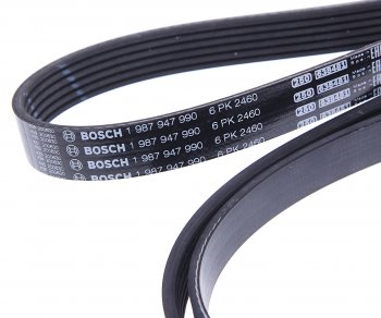 1 999 р. Ремень приводной поликлиновой 6PK2460 BOSCH BOSCH 1987947990  с доставкой в г. Воронеж. Увеличить фотографию 2