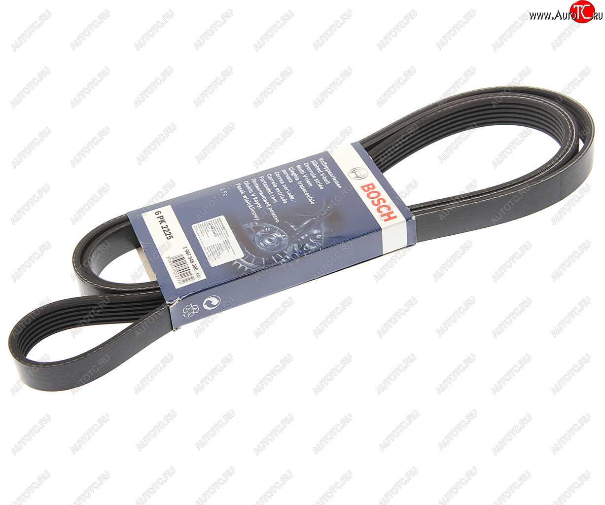 1 599 р. Ремень приводной поликлиновой 6PK2225 SSANGYONG Kyron (06-),Rexton (02-) (E2832) BOSCH BOSCH 1987948306  с доставкой в г. Воронеж