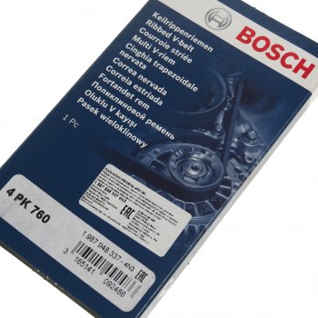 389 р. Ремень приводной поликлиновой 4PK760 BOSCH BOSCH 1987948337 BOSCH 1987948337  с доставкой в г. Воронеж. Увеличить фотографию 2