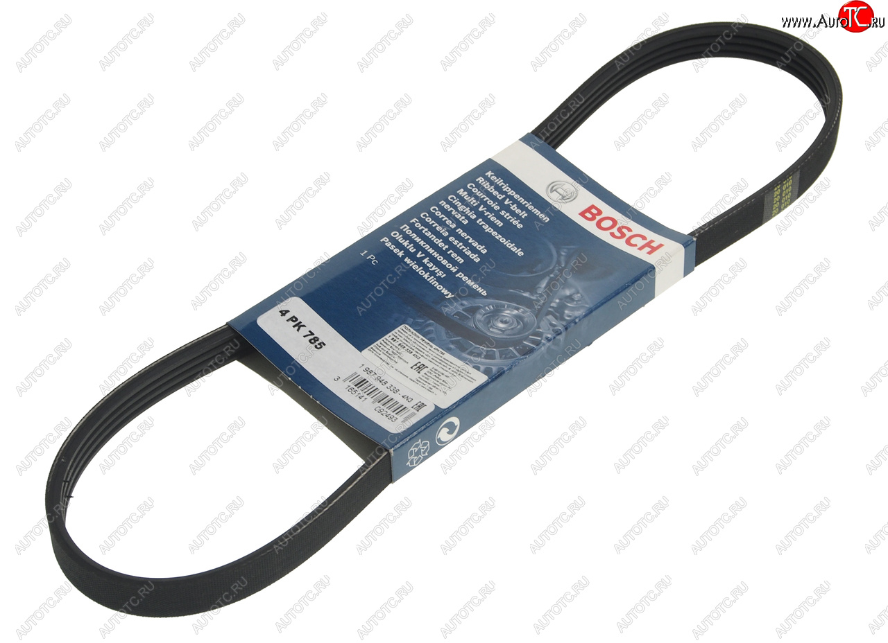 499 р. Ремень приводной поликлиновой 4PK785 BOSCH BOSCH 1987948338  с доставкой в г. Воронеж