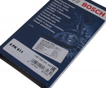 529 р. Ремень приводной поликлиновой 4PK611 BOSCH BOSCH 1987948345  с доставкой в г. Воронеж. Увеличить фотографию 2
