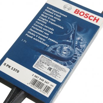 1 199 р. Ремень приводной поликлиновой 5PK1368 BOSCH BOSCH 1987948347  с доставкой в г. Воронеж. Увеличить фотографию 2