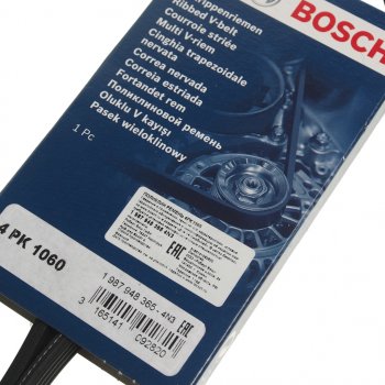 549 р. Ремень приводной поликлиновой 4PK1060 BOSCH BOSCH 1987948365 BOSCH 1987948365  с доставкой в г. Воронеж. Увеличить фотографию 2