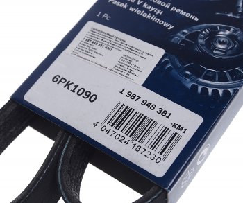 919 р. Ремень приводной поликлиновой 6PK1090 BOSCH BOSCH 1987948381 BOSCH 1987948381  с доставкой в г. Воронеж. Увеличить фотографию 2