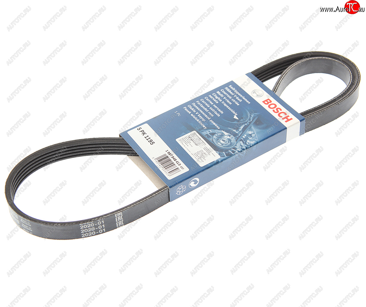 519 р. Ремень приводной поликлиновой 5PK1195 BOSCH BOSCH 1987948413 BOSCH 1987948413  с доставкой в г. Воронеж