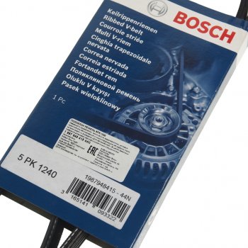 959 р. Ремень приводной поликлиновой 5PK1240 BOSCH BOSCH 1987948415 BOSCH 1987948415  с доставкой в г. Воронеж. Увеличить фотографию 2