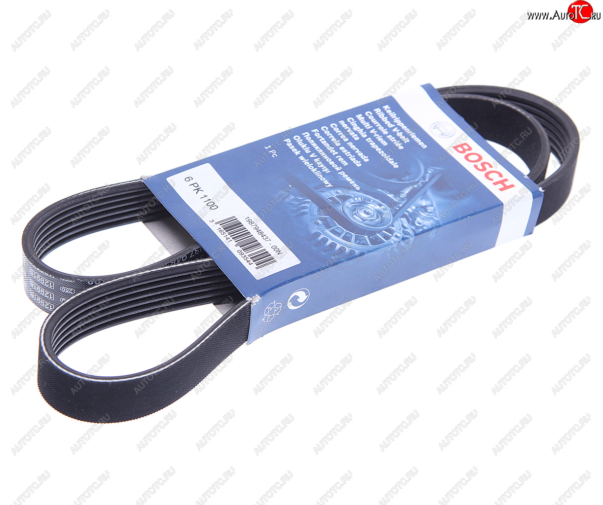 899 р. Ремень приводной поликлиновой 6PK1100 BOSCH BOSCH 1987948437  с доставкой в г. Воронеж