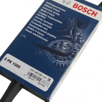 1 089 р. Ремень приводной поликлиновой 5PK1355 BOSCH BOSCH 1987948459  с доставкой в г. Воронеж. Увеличить фотографию 2