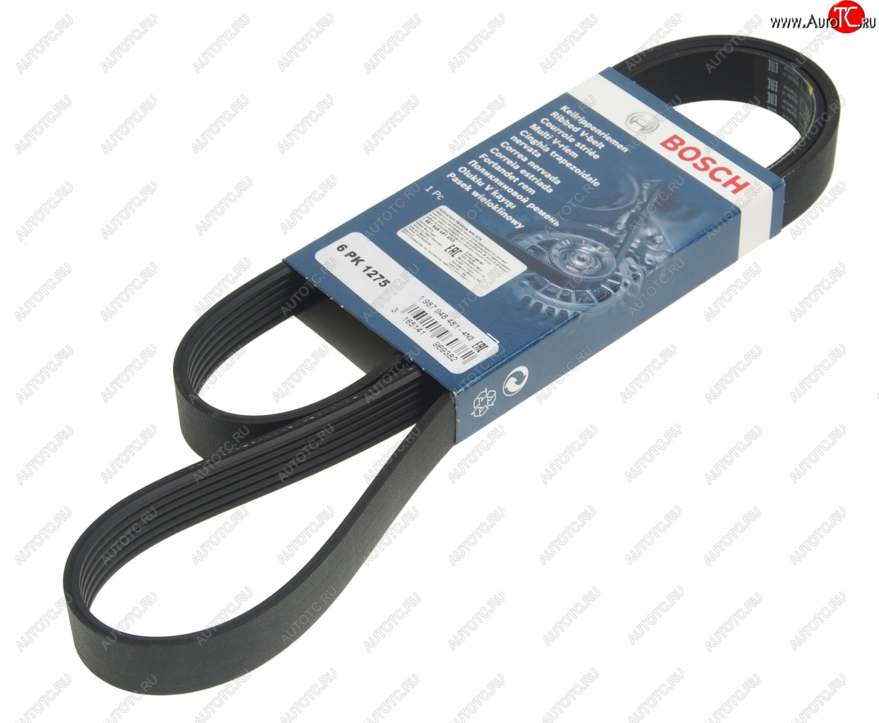 1 499 р. Ремень приводной поликлиновой 6PK1275 ГАЗ,УАЗ дв.405,409 BOSCH BOSCH 1987948481  с доставкой в г. Воронеж