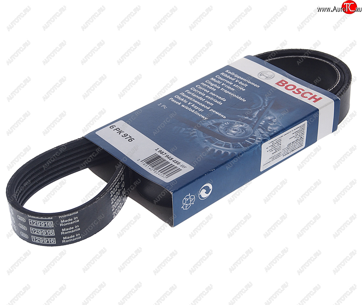 589 р. Ремень приводной поликлиновой 6PK976 BOSCH BOSCH 1987948486  с доставкой в г. Воронеж