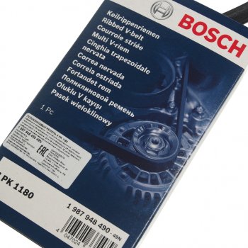 779 р. Ремень приводной поликлиновой 4PK1180 BOSCH BOSCH 1987948490 BOSCH 1987948490  с доставкой в г. Воронеж. Увеличить фотографию 2