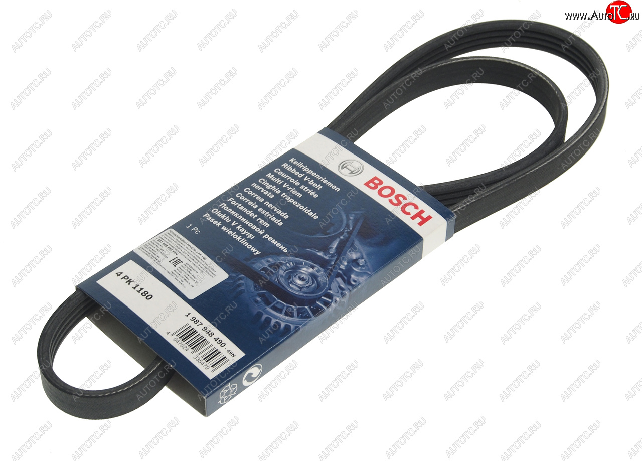 779 р. Ремень приводной поликлиновой 4PK1180 BOSCH BOSCH 1987948490 BOSCH 1987948490  с доставкой в г. Воронеж