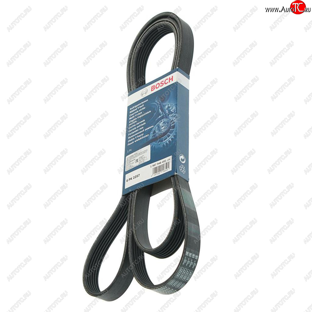 1 289 р. Ремень приводной поликлиновой 6PK2257 BOSCH BOSCH 1987948495  с доставкой в г. Воронеж