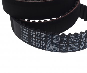 2 259 р. Ремень ГРМ MAZDA 323,626 (98-02) (2.0) (135х25) BOSCH BOSCH 1987948833 BOSCH 1987948833  с доставкой в г. Воронеж. Увеличить фотографию 2
