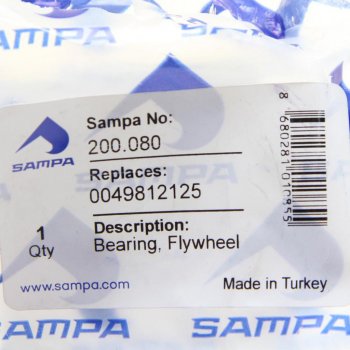 619 р. Подшипник КАМАЗ-5490 MERCEDES Actros,SK,MK,NG коленвала (25х62х24мм) SAMPA SAMPA 200.080  с доставкой в г. Воронеж. Увеличить фотографию 2