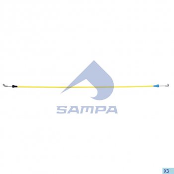 339 р. Трос КАМАЗ-5490 MERCEDES Atego привода замка двери правой SAMPA SAMPA 200.264  с доставкой в г. Воронеж. Увеличить фотографию 1