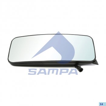 5 999 р. Зеркало боковое КАМАЗ-5490 MERCEDES Axor левое с подогревом SAMPA SAMPA 201.204  с доставкой в г. Воронеж. Увеличить фотографию 1