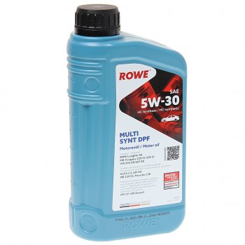 2 199 р. Масло моторное HIGHTEC MULTI SYNT DPF SPC3 5W30 синт.1л ROWE ROWE 20125-0010-99  с доставкой в г. Воронеж. Увеличить фотографию 1