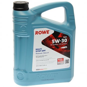 7 899 р. Масло моторное HIGHTEC MULTI SYNT DPF SPC3 5W30 синт.4л ROWE ROWE 20125-0040-99  с доставкой в г. Воронеж. Увеличить фотографию 1