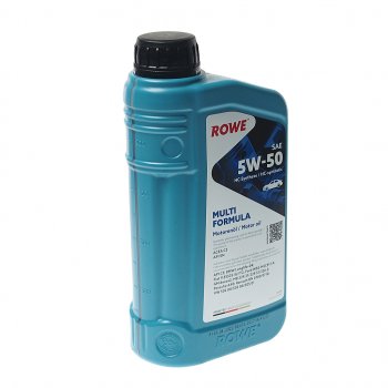 1 599 р. Масло моторное HIGHTEC MULTI FORMULA C3 SNCF 5W50 синт.1л ROWE ROWE 20148-0010-99  с доставкой в г. Воронеж. Увеличить фотографию 1