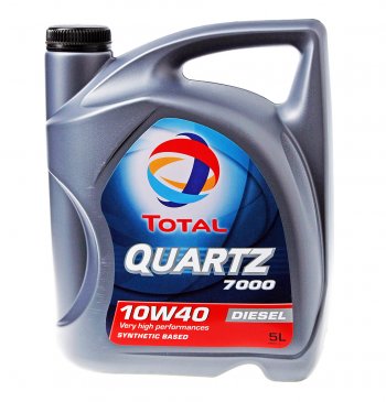 3 899 р. Масло дизельное QUARTZ 7000 DIESEL 10W40 псинт.5л TOTAL TOTAL 201524  с доставкой в г. Воронеж. Увеличить фотографию 1
