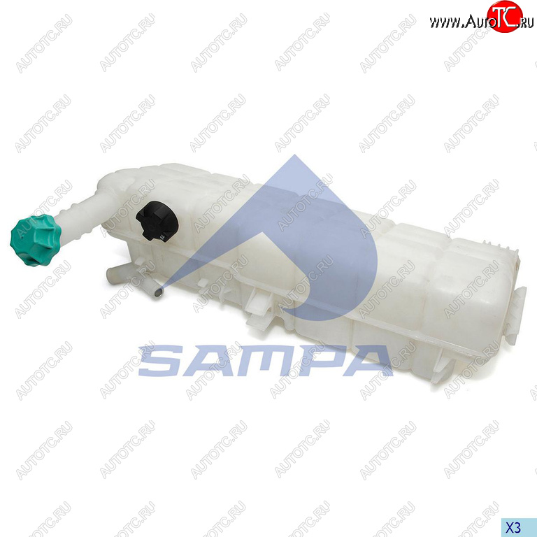 6 399 р. Бачок расширительный КАМАЗ-5490 MERCEDES Axor 2 системы охлаждения SAMPA SAMPA 202.063-01  с доставкой в г. Воронеж