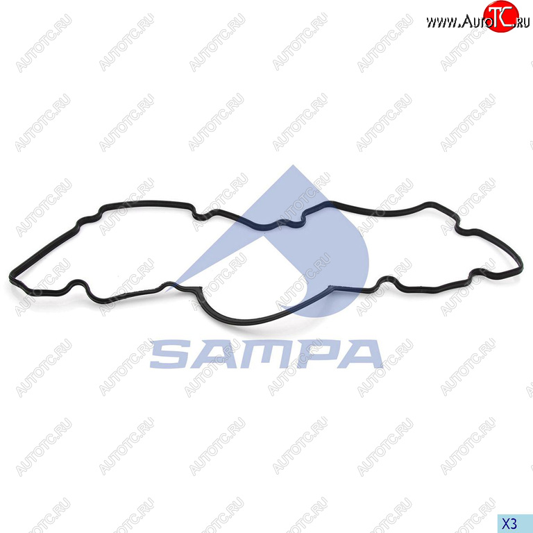 329 р. Прокладка MERCEDES дв.OM401,444,A,LA крышки двигателя задней SAMPA SAMPA 202.139  с доставкой в г. Воронеж