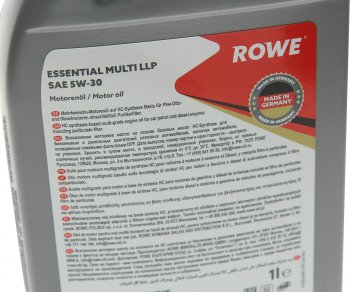 1 879 р. Масло моторное ESSENTIAL MULTI LLP 5W30 синт.1л ROWE ROWE 20238-177-2a  с доставкой в г. Воронеж. Увеличить фотографию 2