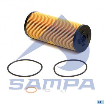 1 379 р. Фильтр масляный MERCEDES LK,LN2,MK MAN F2000 (1шт.) SAMPA SAMPA 202.397-01  с доставкой в г. Воронеж. Увеличить фотографию 1