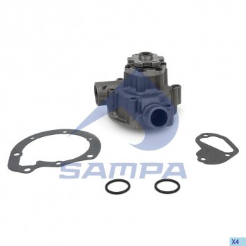 5 449 р. Насос водяной MERCEDES дв.OM364 SAMPA SAMPA 203.009  с доставкой в г. Воронеж. Увеличить фотографию 1
