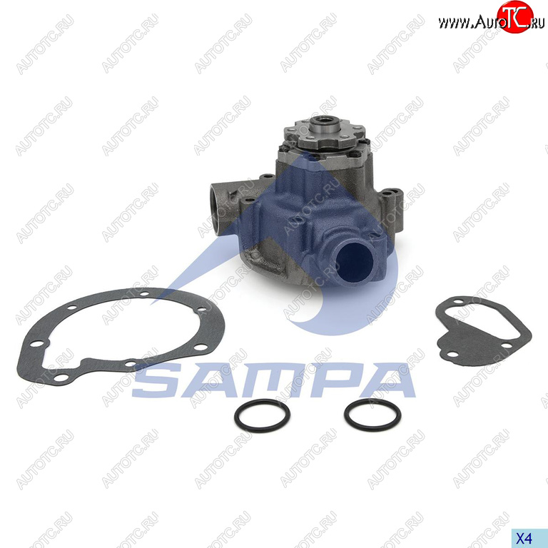 5 449 р. Насос водяной MERCEDES дв.OM364 SAMPA SAMPA 203.009  с доставкой в г. Воронеж