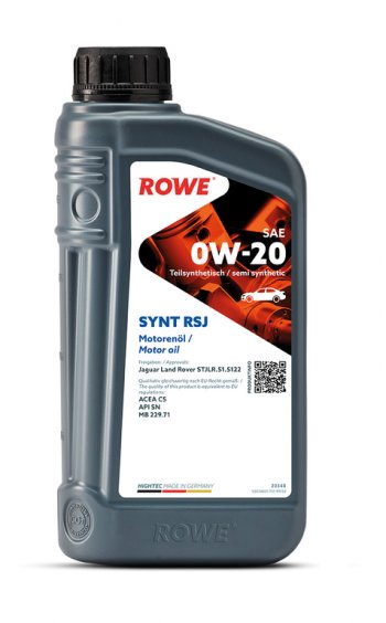 1 569 р. Масло моторное HIGHTEC SYNT RSJ C5 0W20 псинт.1л ROWE ROWE 20348-0010-99  с доставкой в г. Воронеж. Увеличить фотографию 1