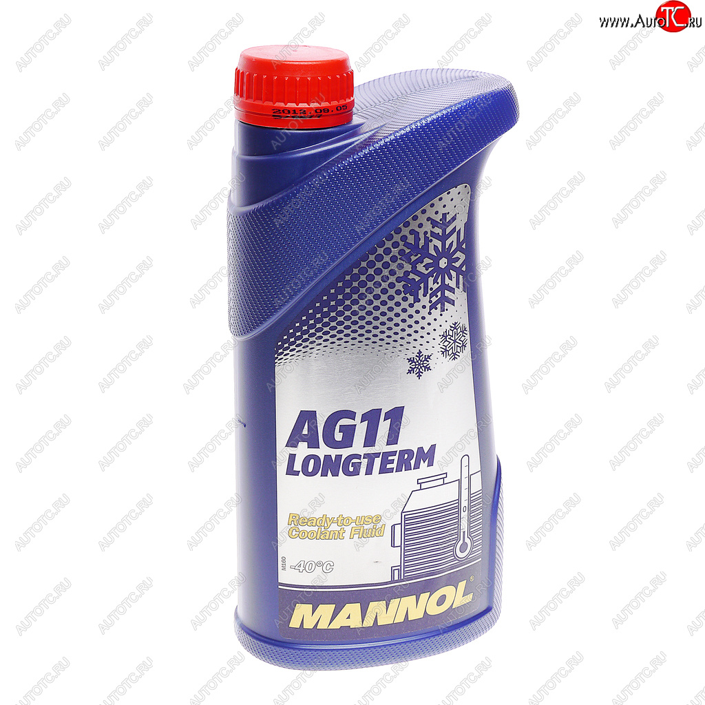 379 р. Антифриз синий -40C 1л AG11 Longterm IAT 4011 MANNOL MANNOL 2036  с доставкой в г. Воронеж
