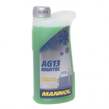 379 р. Антифриз зеленый -40C 1л AG13 Hightec HOAT 4013 MANNOL MANNOL 2040  с доставкой в г. Воронеж. Увеличить фотографию 1