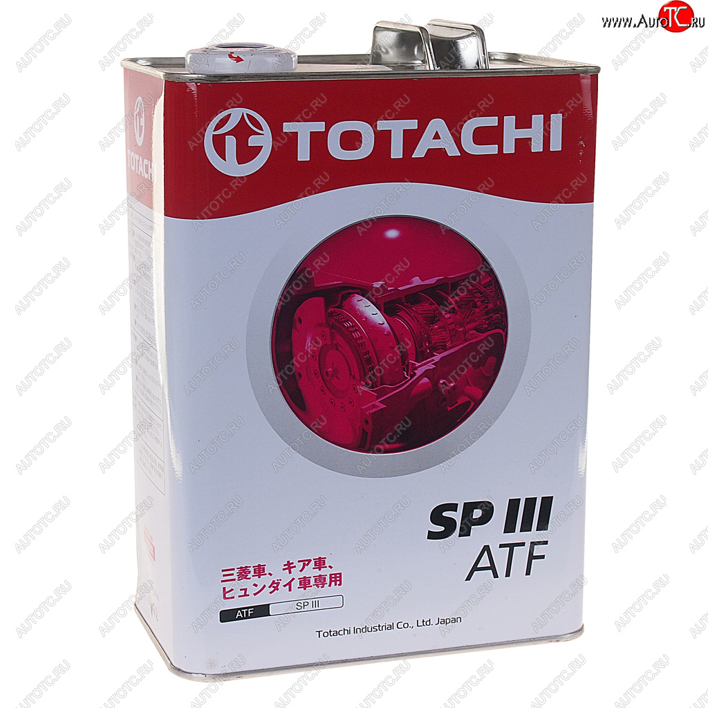3 989 р. Масло трансмиссионное ATF SP III синт.4л (красный) TOTACHI TOTACHI 20404  с доставкой в г. Воронеж