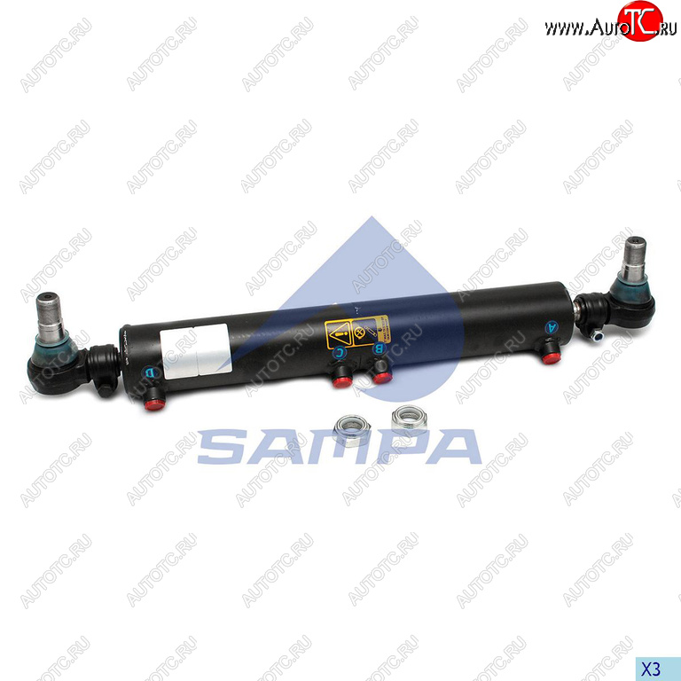 33 599 р. Цилиндр силовой ГУРа MERCEDES Actros SAMPA SAMPA 204.249  с доставкой в г. Воронеж