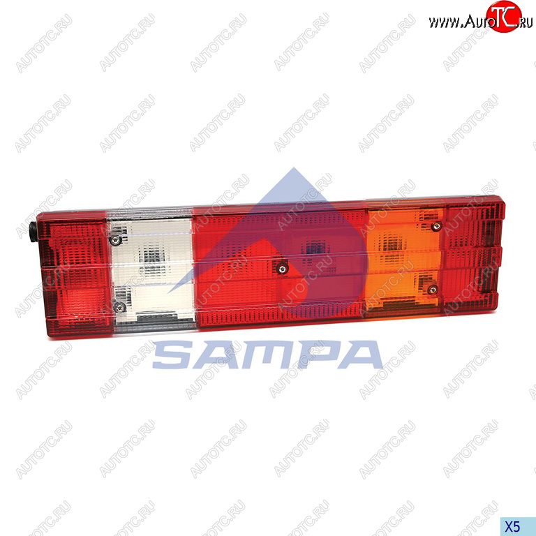 2 559 р. Фонарь задний MERCEDES Actros правый (525х140мм) АМР разъем сбоку SAMPA SAMPA 205.006  с доставкой в г. Воронеж