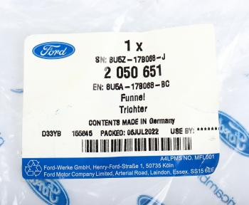 629 р. Воронка FORD горловины заливной бака топливного OE FORD 2050651  с доставкой в г. Воронеж. Увеличить фотографию 4