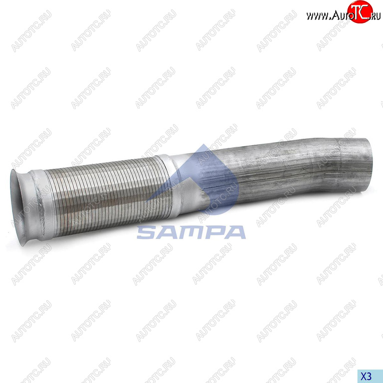 4 089 р. Труба приемная глушителя MERCEDES с гофрой SAMPA SAMPA 205.252  с доставкой в г. Воронеж