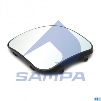 1 039 р. Элемент зеркальный КАМАЗ-5490 MERCEDES Axor с подогревом (панорама) SAMPA SAMPA 206.324  с доставкой в г. Воронеж. Увеличить фотографию 1
