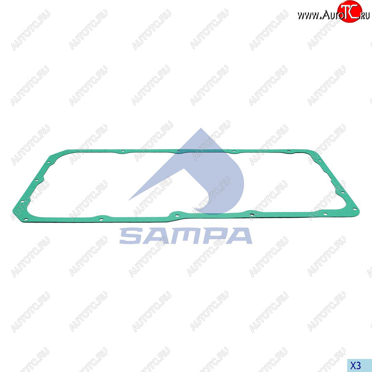 789 р. Прокладка MERCEDES дв.OM402,LA картера масляного SAMPA SAMPA 206.328  с доставкой в г. Воронеж